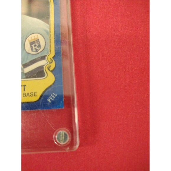 1981 FLEER STAR STICKER RARE GEORGE BRETT KANSAS CITY ROYALS HOF#43 NM - Picture 6 of 10